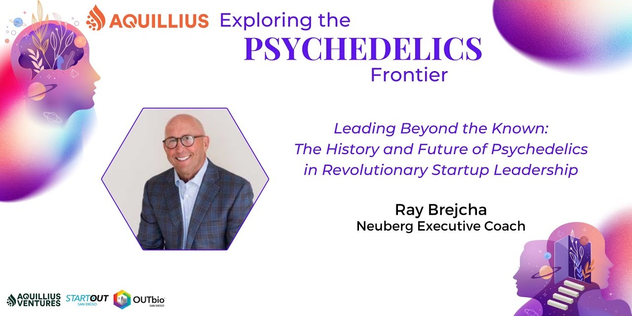 Aquillius Psychedelic Symposium keynote slide featuring Ray Brejcha